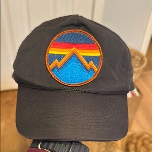 Aviator Nation Hat with Colorful Mountain Patch